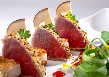 tuna with mushrooms