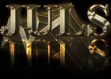 Gold text fonts effects