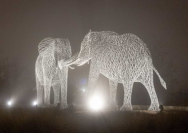 Elephant Sculptures 2