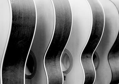 Guitars in bw