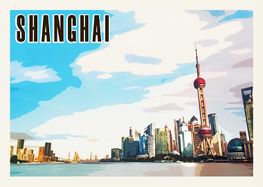 Shanghai Vintage Poster