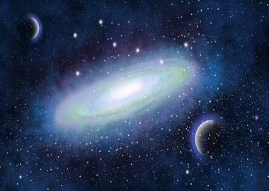 Space Galaxy Stars Planets