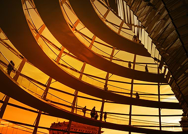 Reichstag dome inside