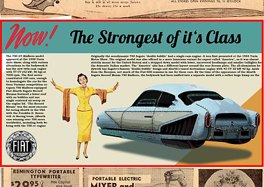 vintage newspaper advertis