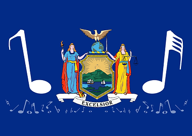 Musical New York Flag