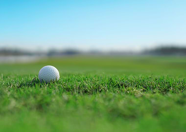 golf ball on a green