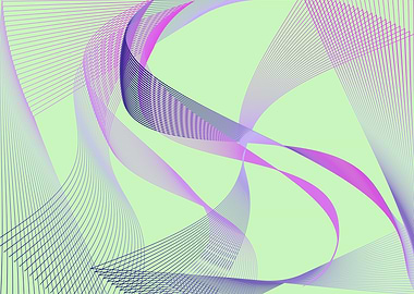 Abstract geometric lineart