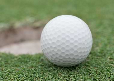 golf ball on lip of cup