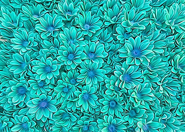 colorful daisy in bloom