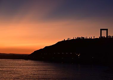 Sunset temple of Apollo