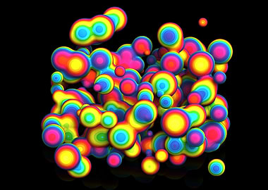 Colourful blobs