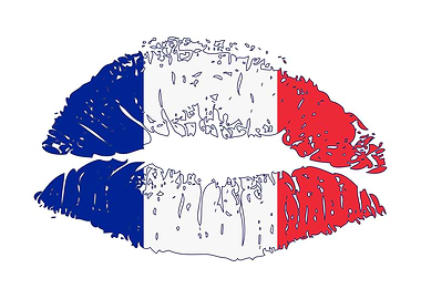 Patriotic Kiss France flag