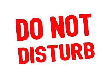 Do not disturb