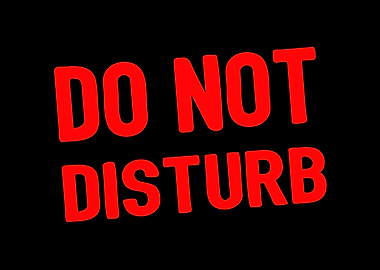 Do not disturb