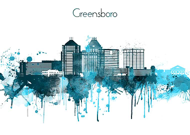 Greensboro Skyline