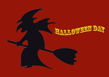 The Silhouette of witch