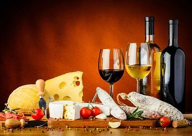 Wine and cheese
