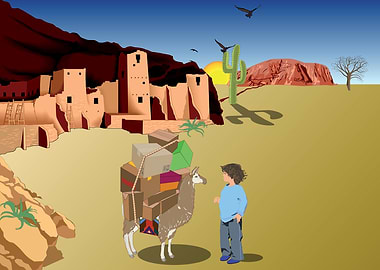 A meeting in the desert