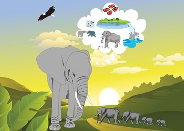 The memory of an elephant