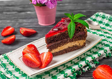 Strawberry cake