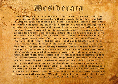 Desiderata