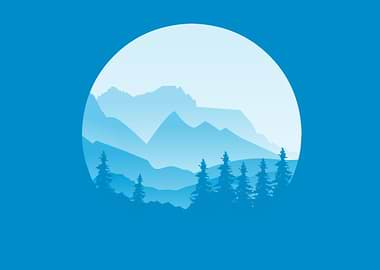 Sky Mountain Landscape