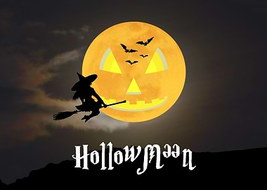 Halloween Hollow Moon