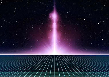 Retro SciFi Background