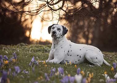 Dalmatian dog