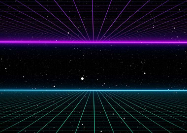 Retro SciFi Background