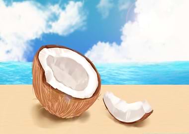 Coconut on the Beach