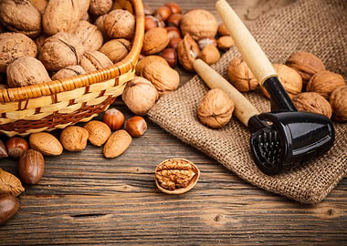 Almonds Hazelnuts Walnuts