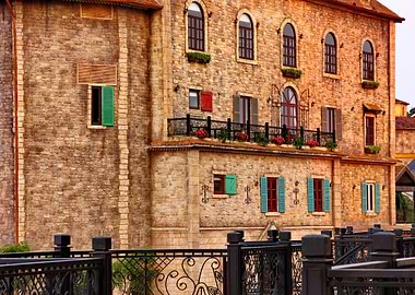 the vintage building