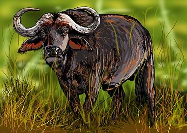 Buffalo on the lookout