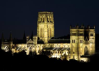 Durham Cathedral at night