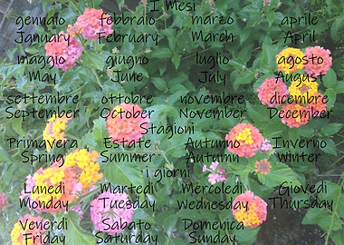 i Giorni e i Mesi Italian