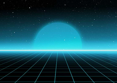 Retro SciFi Background