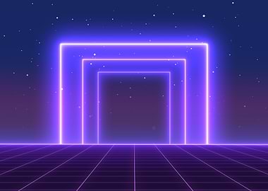 Retro SciFi Background