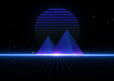 Retro SciFi Background