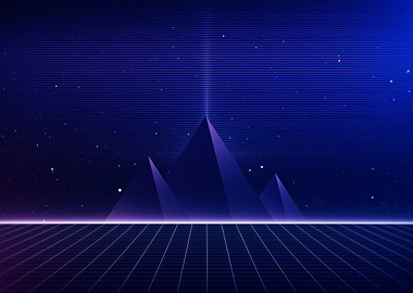 Retro SciFi Background