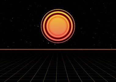 Retro SciFi Background