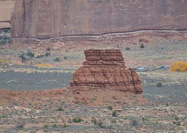 Arches Nat Park Butte