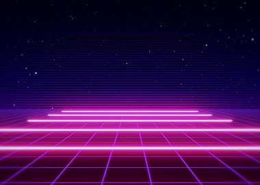 Retro SciFi Background