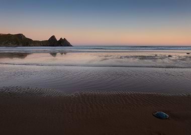Evening at Three Cliffs