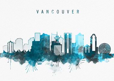 Vancouver Canada Skyline