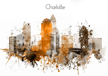 Charlotte NC Skyline