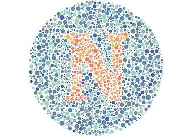 N Eye Test Letter Circle