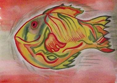 Fish watercolour