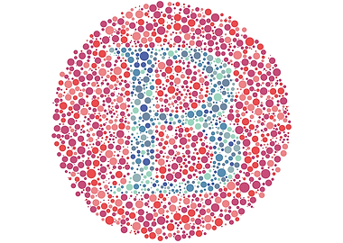 B Eye Test Letter Circle