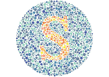 S Eye Test Letter Circle